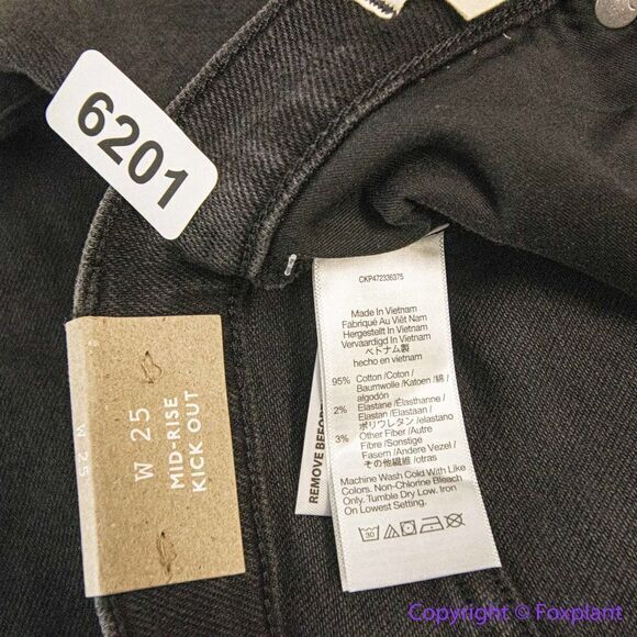 NEW Madewell Kick Out Crop Jeans in Starkey Wash, 25 - Picture 14 of 15